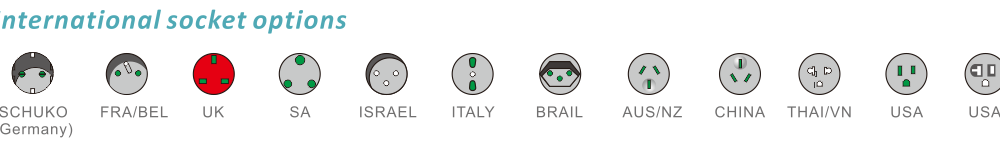 Ổ cắm điện âm sàn SPU-1B2R Sino Amigo