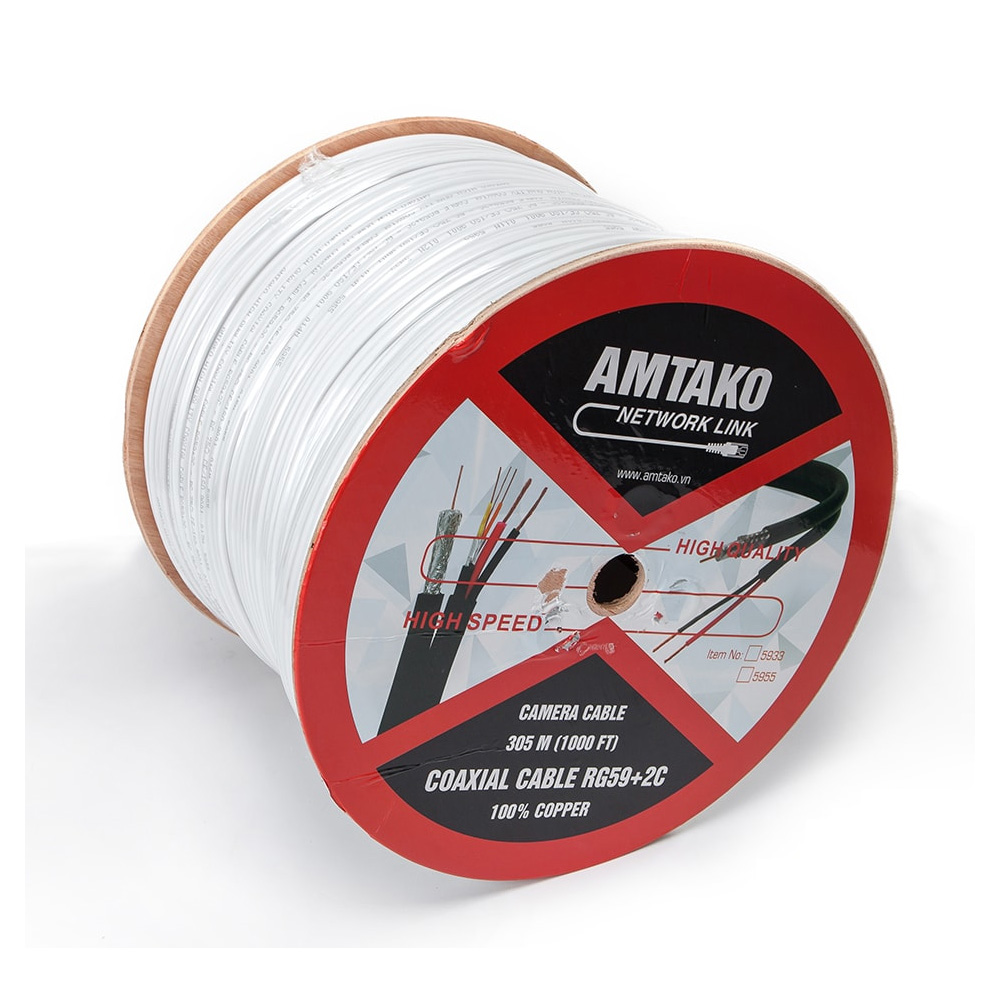 Cáp đồng trục AMTAKO 5944 có dầu, chính hãng