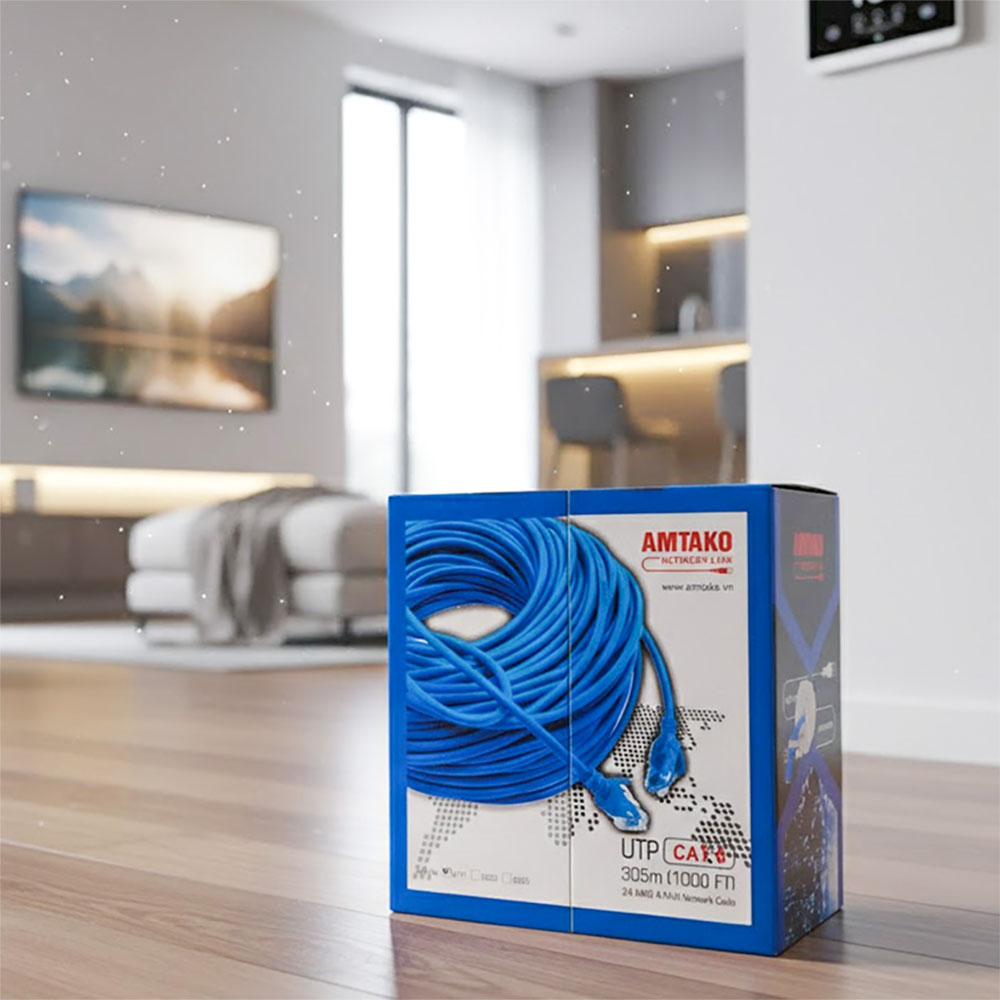 Cáp mạng AMTAKO Cat6 6888 UTP