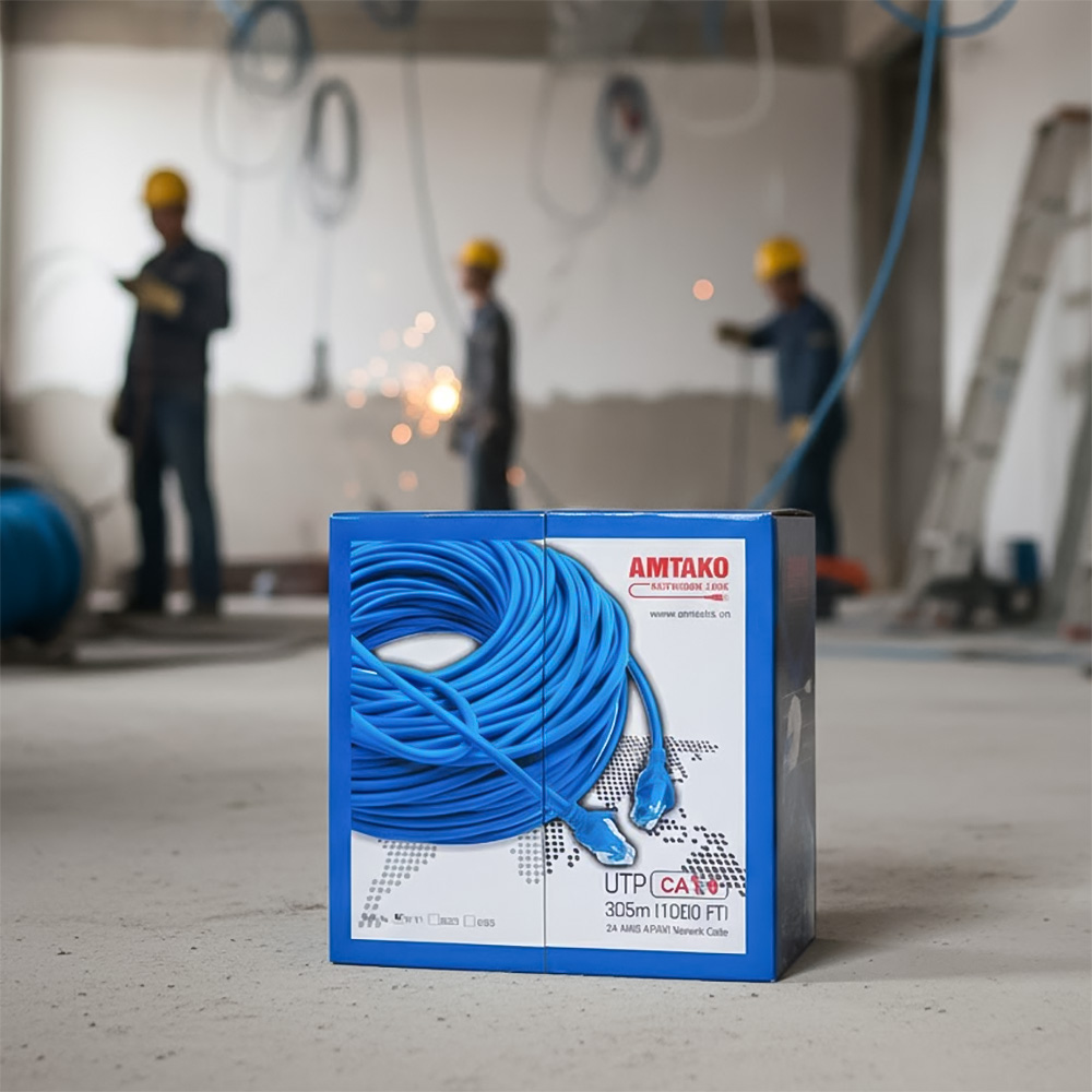Cáp mạng AMTAKO Cat6 UTP 6877