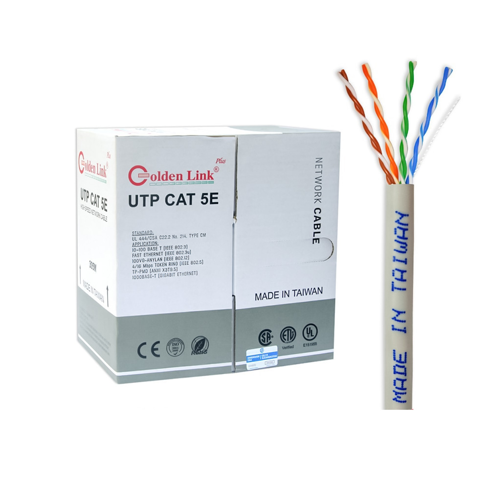 Cáp mạng Golden Link Cat5e UTP (đồng nguyên chất)
