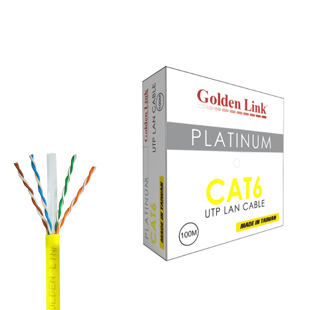Cáp mạng Golden Link Cat6e UTP 100m