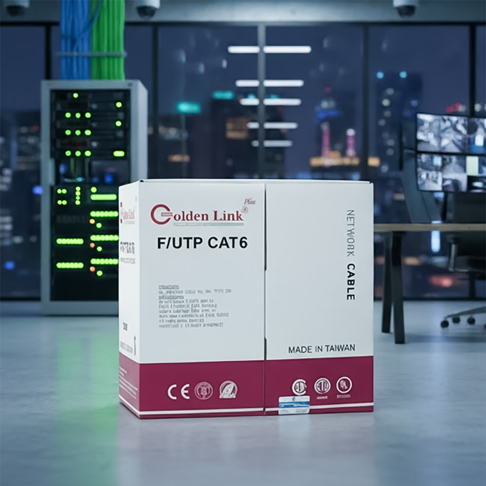 Cáp mạng Golden Link plus Cat6 F_UTP 2-00104TW (Đồng nguyên chất)