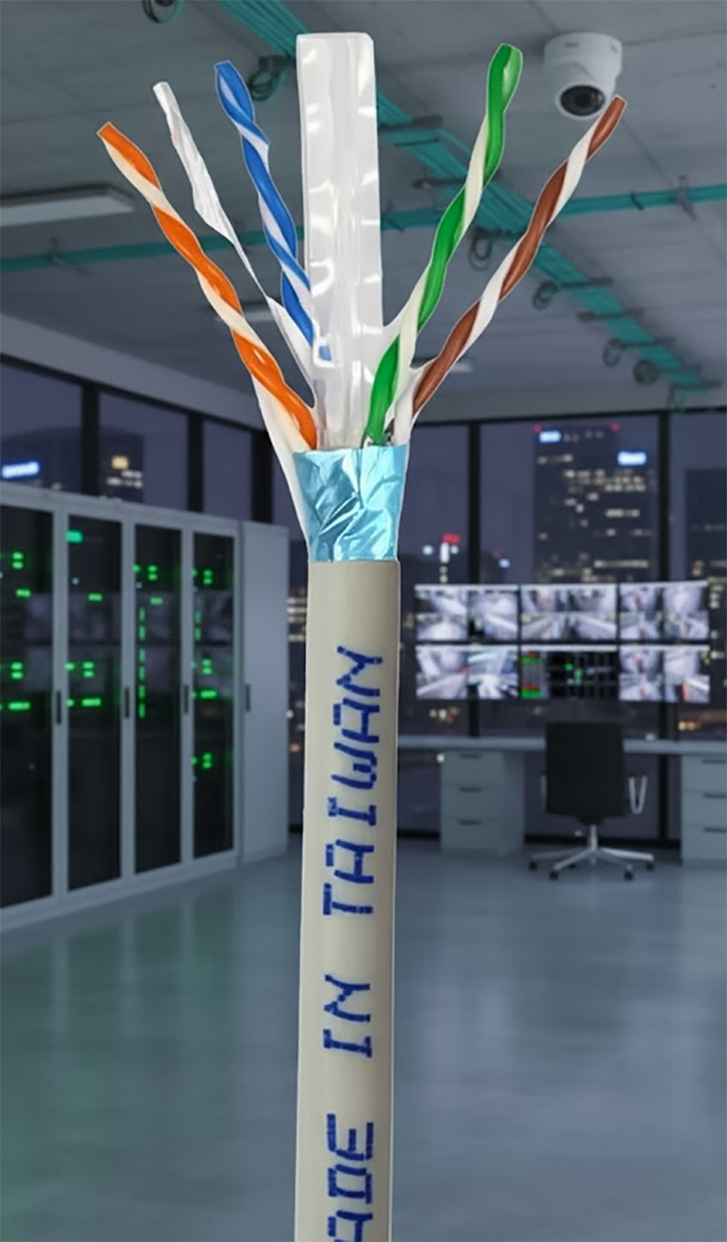 Cấu tạo dây cáp mạng Golden Link Plus Cat6 F_UTP 2-00104TW