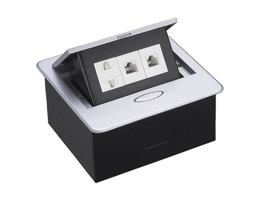 Hộp ổ cắm điện âm bàn Sino Amigo STS-206 chính hãng chất lượng cao-2