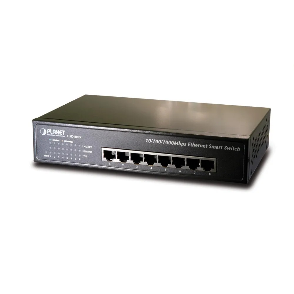 Switch chia mạng PLANET 8 Port GSD-800 1000Base-T Copper