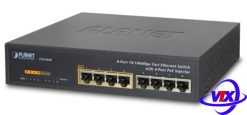 Switch chia mạng PLANET 8-port 10/100Mbps with 4-port PoE FSD-804P