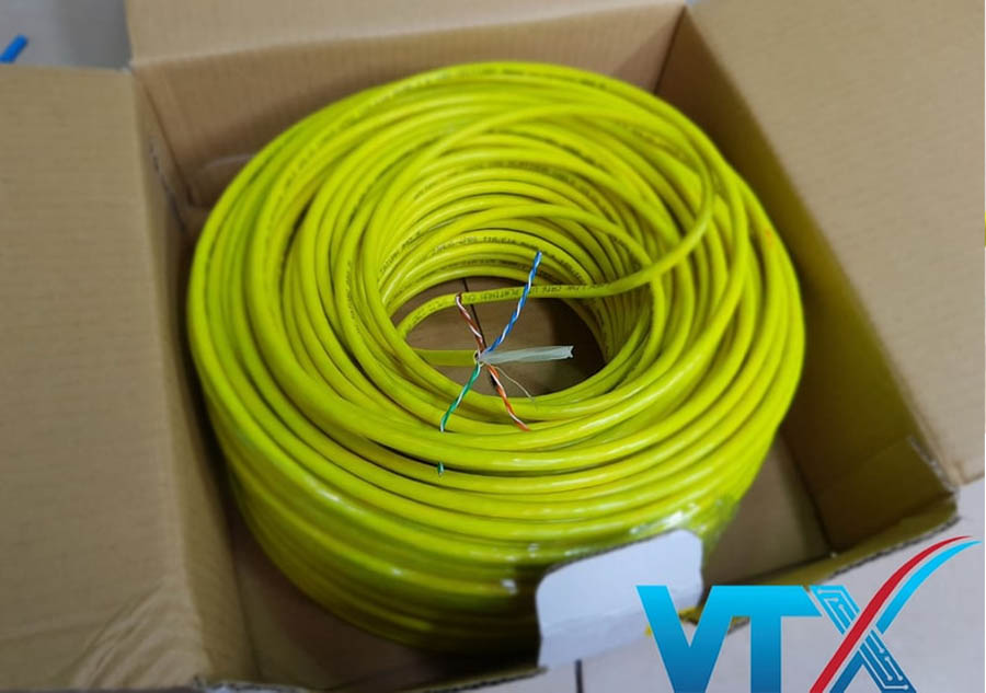  Hình ảnh cận cảnh đóng gói cáp mạng Cat6e UTP hãng Golden Link
