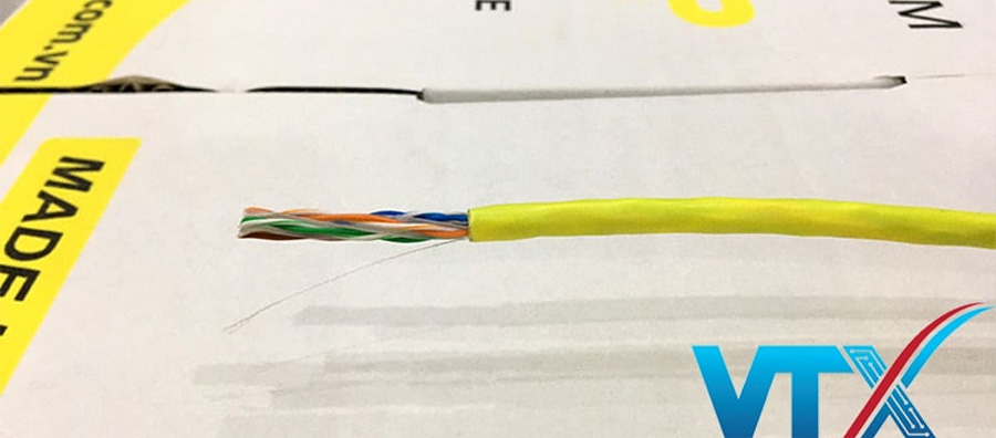  Hình ảnh cận cảnh cáp mạng Cat6e UTP hãng Golden Link