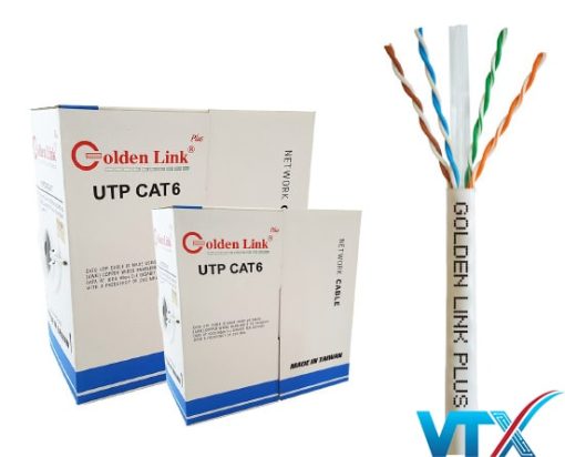 Cáp mạng chính hãng Cat6Plus UTP của Golden Link