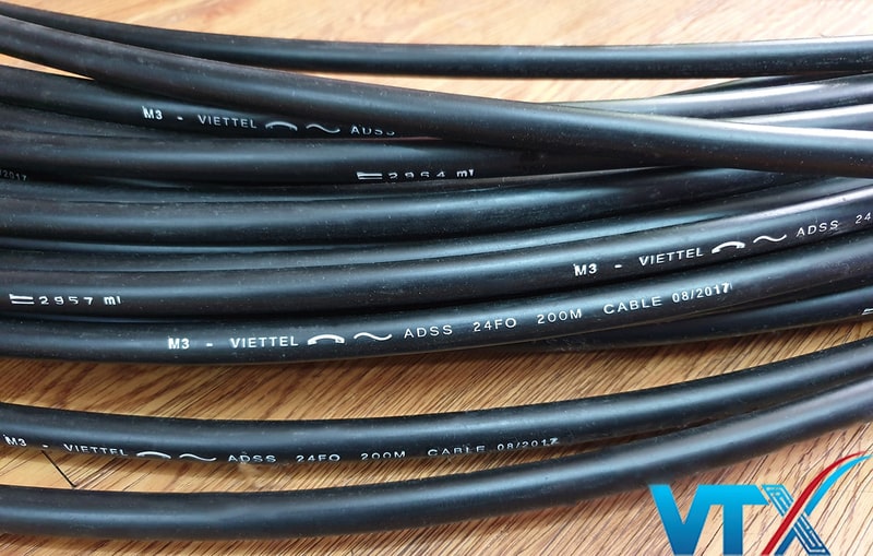 cáp quang treo ADSS M3 Viettel 24FO
