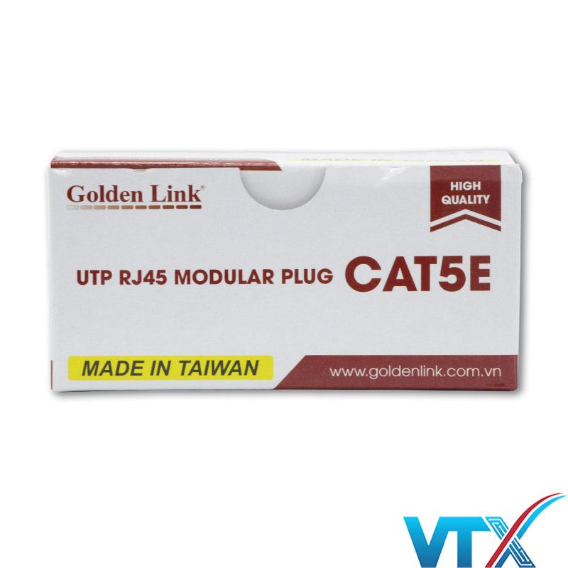 Hạt mạng RJ45 Cat5e UTP Golden Link