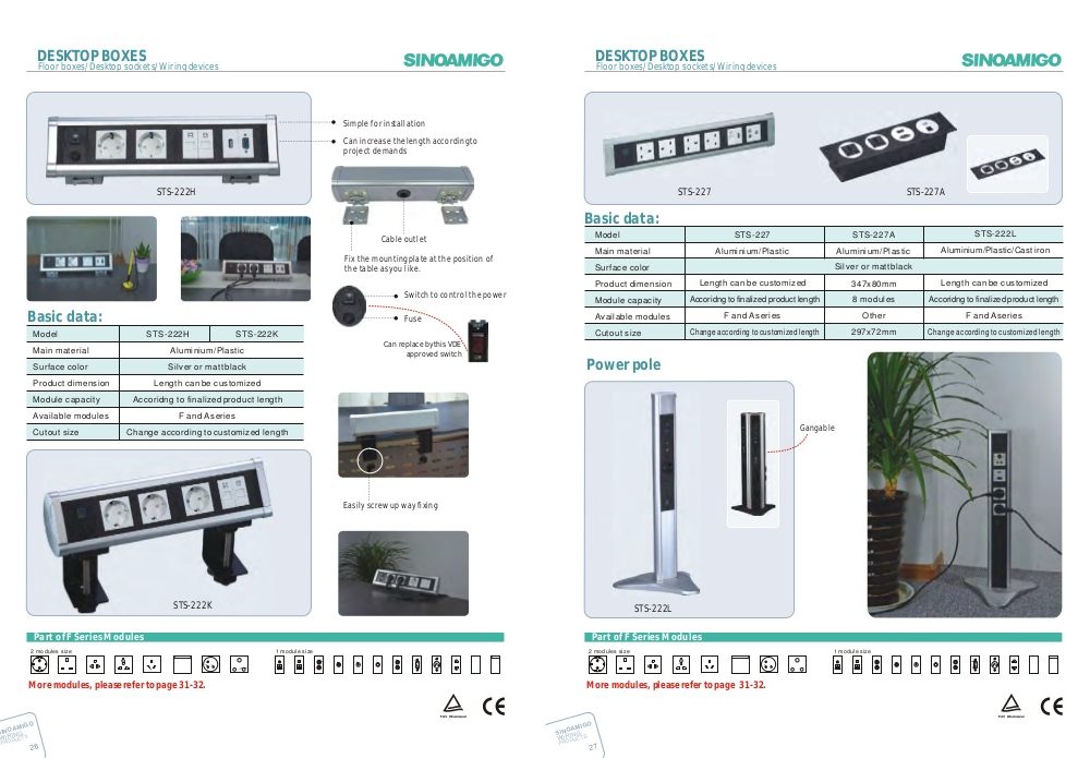 Ổ cắm âm Sino Amigo STS-150