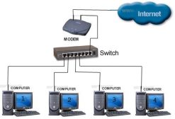 Switch chia mạng PLANET 8 Port 10/100Mbps SW-804