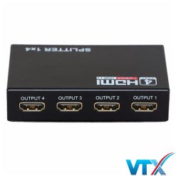 Bộ chia HDMI splitter 1 ra 4 hỗ trợ 4K x 2K, HDCP, 3D chất lượng cao, giá rẻ