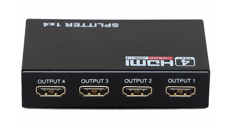 Bộ chia HDMI splitter 1 ra 4 hỗ trợ 4K x 2K, HDCP, 3D chất lượng cao, giá rẻ