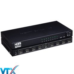 Bộ chia HDMI splitter 1 ra 8 hỗ trợ 3D chuẩn 2k 4k chất lượng cao