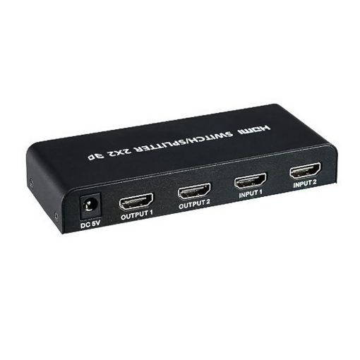 Bộ gộp, chia HDMI Tekmax vào 2 ra 2 TM-HD2-2 chất lượng cao