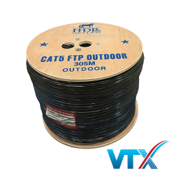 Cáp mạng ngoài trời HDPRO Cat5e FTP chính hãng