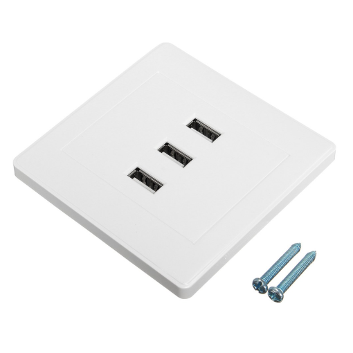 Ổ cắm âm tường 3 cổng USB