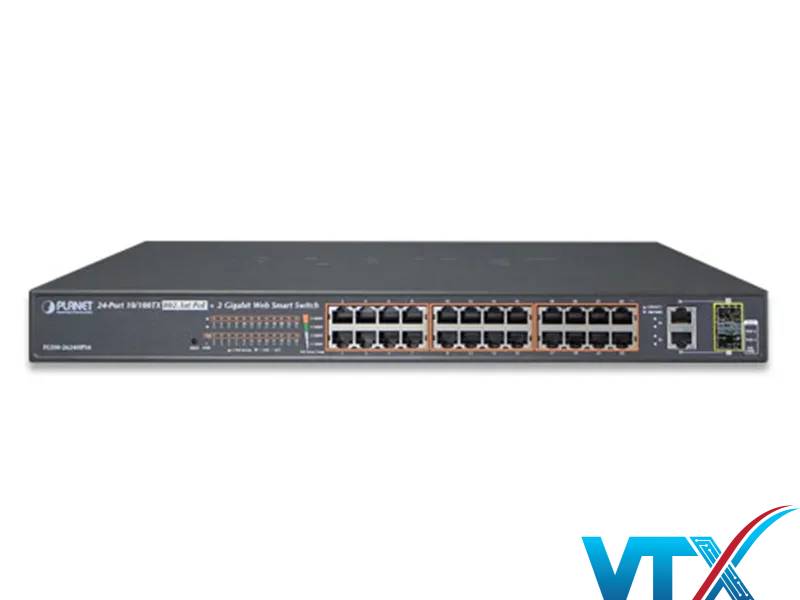 Switch-PLANET-24-port-10_100Mbps-PoE-FGSW-2624HPS