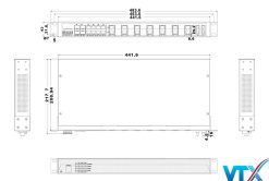 Switch chia mạng 3Onedata IES1028-4GS-2F
