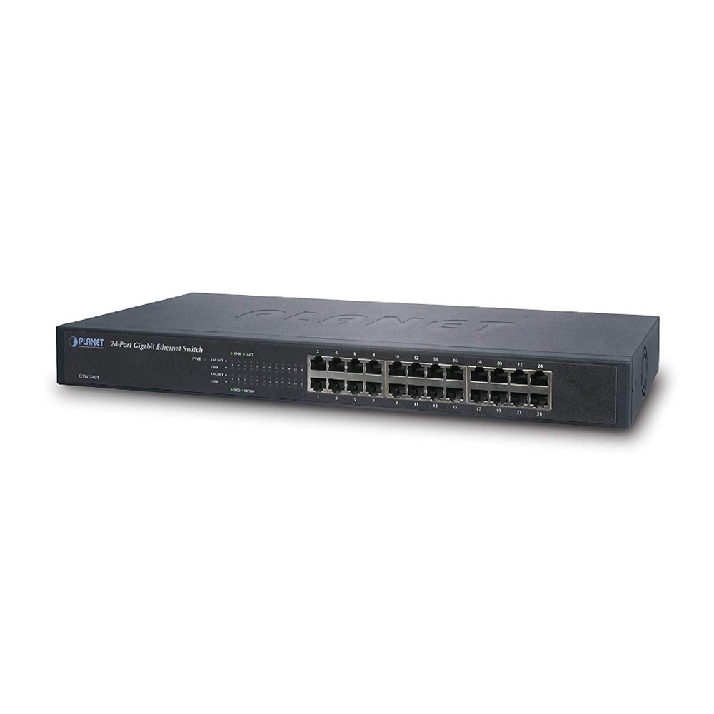 Switch chia mạng PLANET 24Port GSW-2401 101001000Mbps Gigabit Ethernet (2)