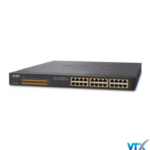 Switch chia mạng PLANET FNSW-2400PS 24-port 10100Mbps PoE (1)