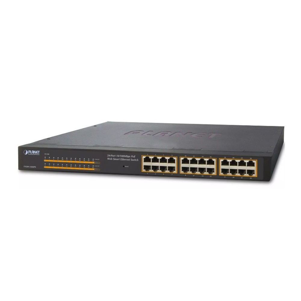 Switch chia mạng PLANET FNSW-2400PS 24-port 10100Mbps PoE (2)