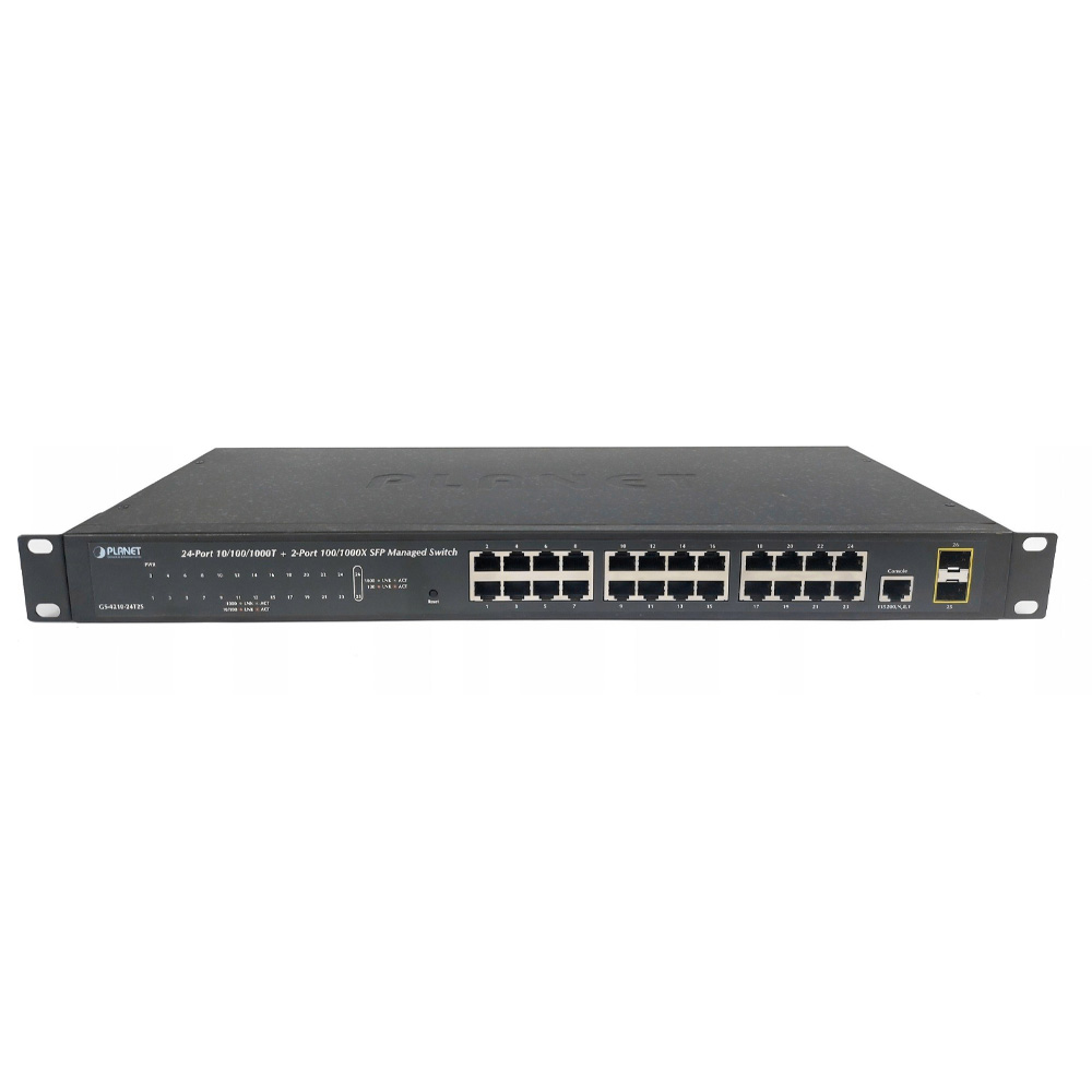 Switch chia mạng PLANET GS-4210-24T2S 24 port + 2 port 1001000 BASE-X SFP (2)