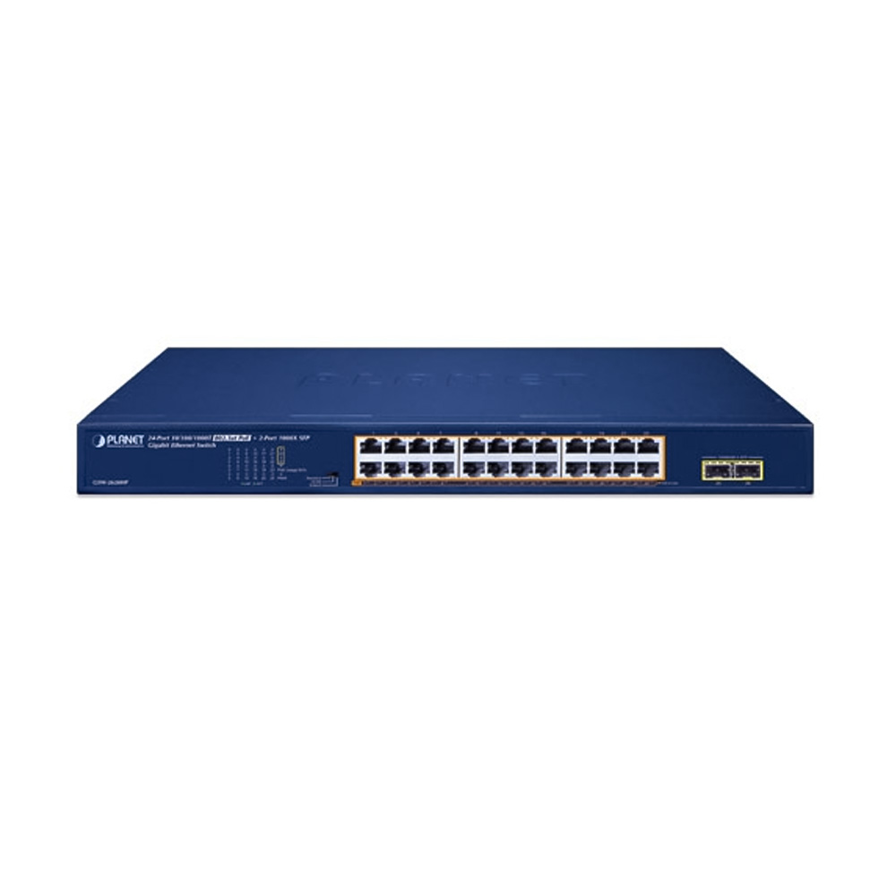 Switch chia mạng PLANET GSW-2620HP 24 port 101001000Mbps PoE (4)