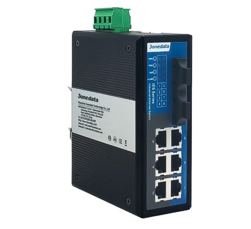 Switch công nghiệp 3Onedata 6 cổng Ethernet + 2 cổng Quang IES308-2F_1