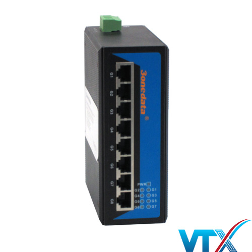 Switch công nghiệp 3Onedata 8 cổng Ethernet Gigabit ES208G