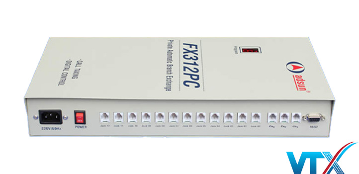 Tổng đài điện thoại .ADSUN FX-312PC