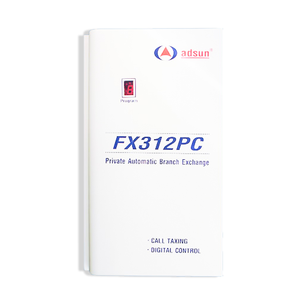 Tổng đài điện thoại ADSUN FX-312PC 3 trung kế 12 máy nhánh