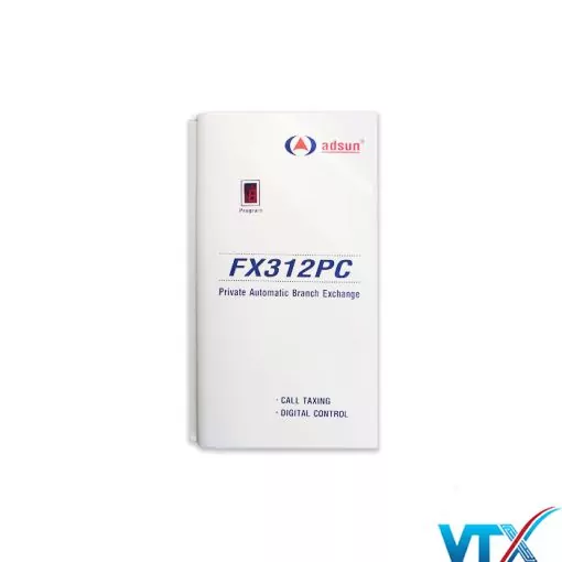 Tổng đài điện thoại ADSUN FX-312PC 3 trung kế 12 máy nhánh