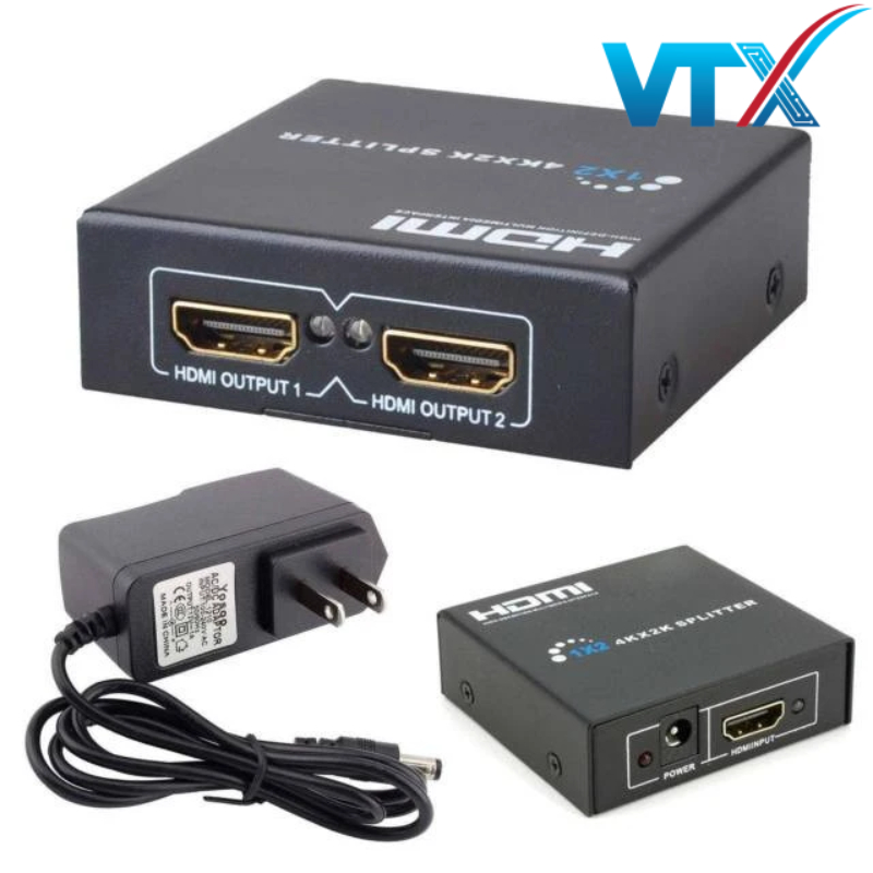 Bộ chuyển đổi HDMI splitter 1 ra 2 chính hãng, chất lượng cao
