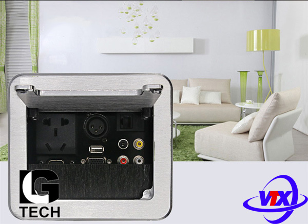Ổ cắm điện âm tường LGTECH ODHVAVLUAU đa năng