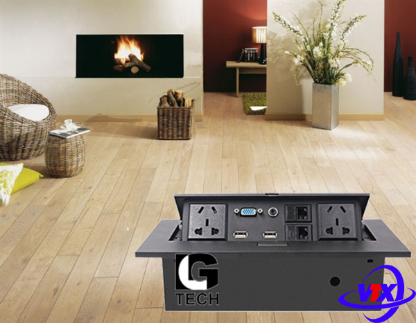 Ổ điện âm tường LGTECH OD2VL2U2AU đa năng
