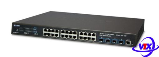 Switch PLANET 24-port 10/100/1000Mbps + 4-port GS-2240-24T4X