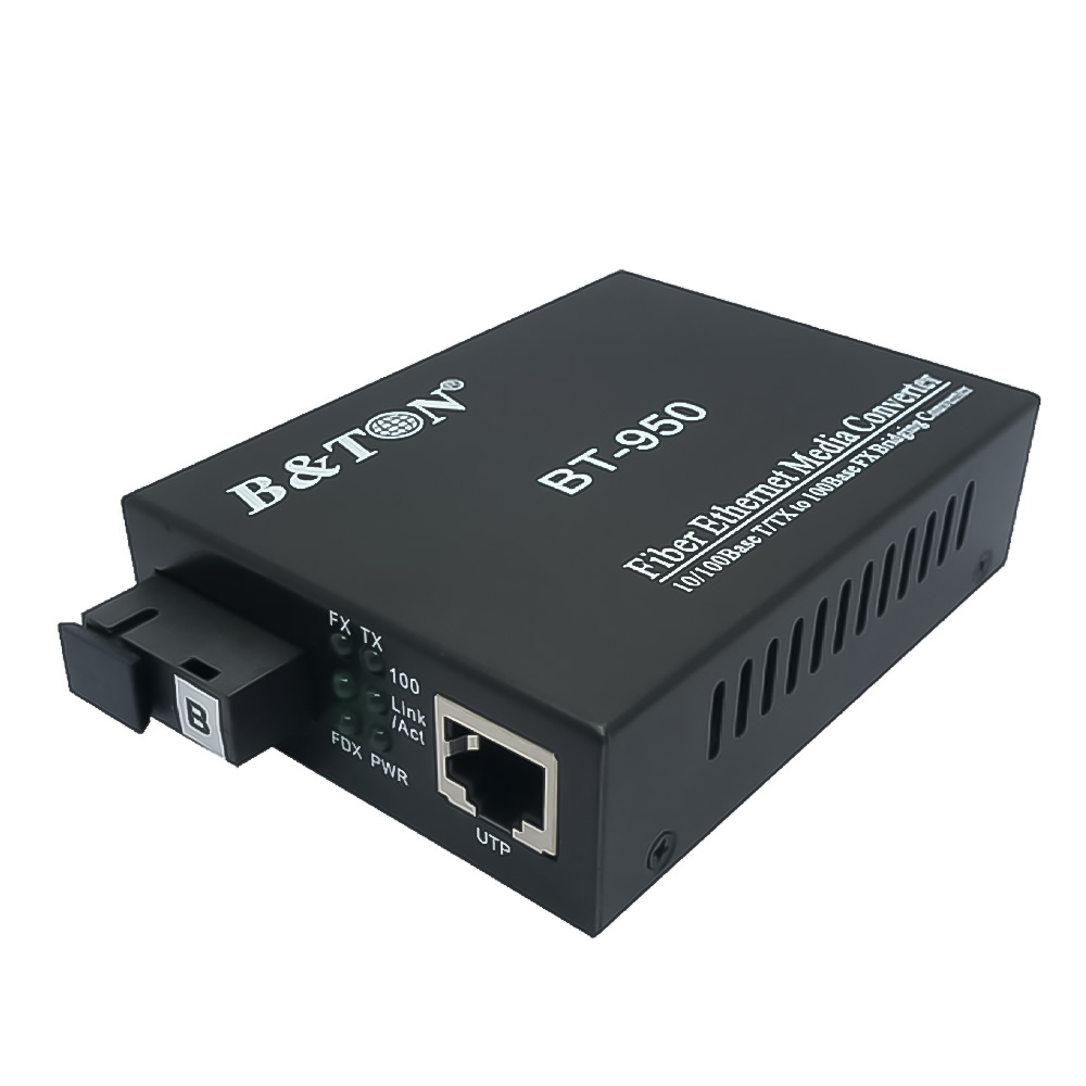 Media converter quang 2 sợi BTON BT-950 10_100M, 25km