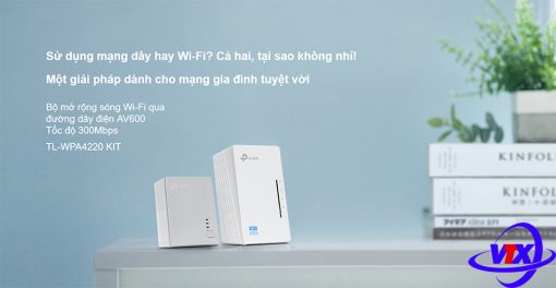 Bộ sản phẩm Router Wifi TP-Link TL-WPA4220 chính hãng