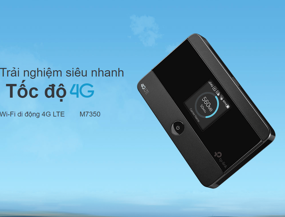 Wi-Fi di động 4G LTE TP-Link M7350 chính hãng, chất lượng cao