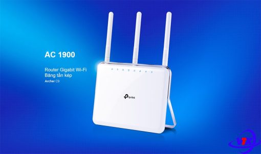 Router Wi-Fi TP-Link AC1900 Archer C9 Gigabit Băng tần kép