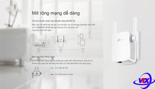 Bộ mở rộng sóng Wi-Fi TP-Link TL-WA855RE tốc độ 300Mbps