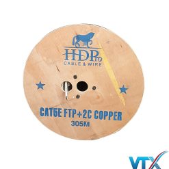 Cáp mạng kèm nguồn HDpro Cat5e FTP + 2C lõi đồng