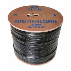 Cáp mạng kèm nguồn HDpro Cat5e FTP + 2C lõi đồng_1