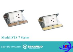 Ổ cắm điện âm sàn Sino Amigo STS-7 chính hãng