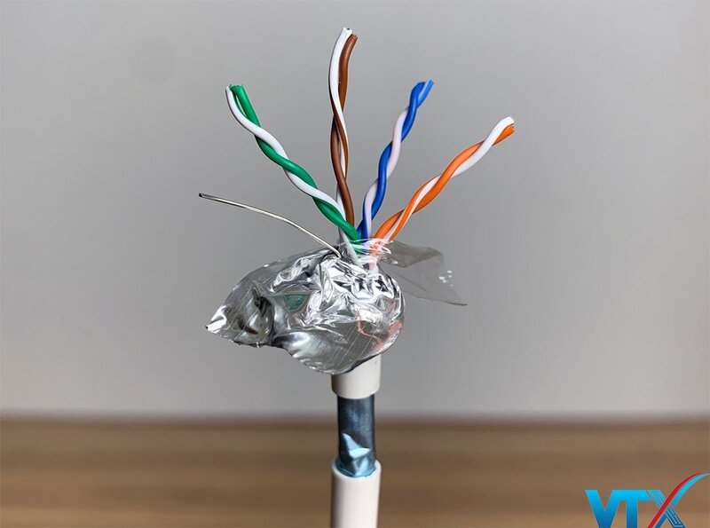 Cấu tạo cáp mạng cat5e FTP Commscope