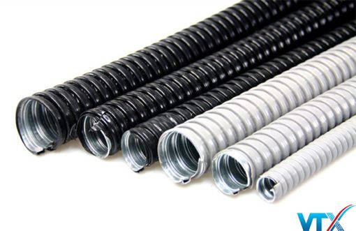 ống ruột gà lõi thép bọc nhựa''